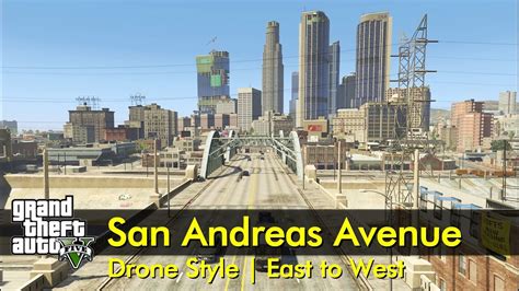 San Andreas Avenue (west to east) .
